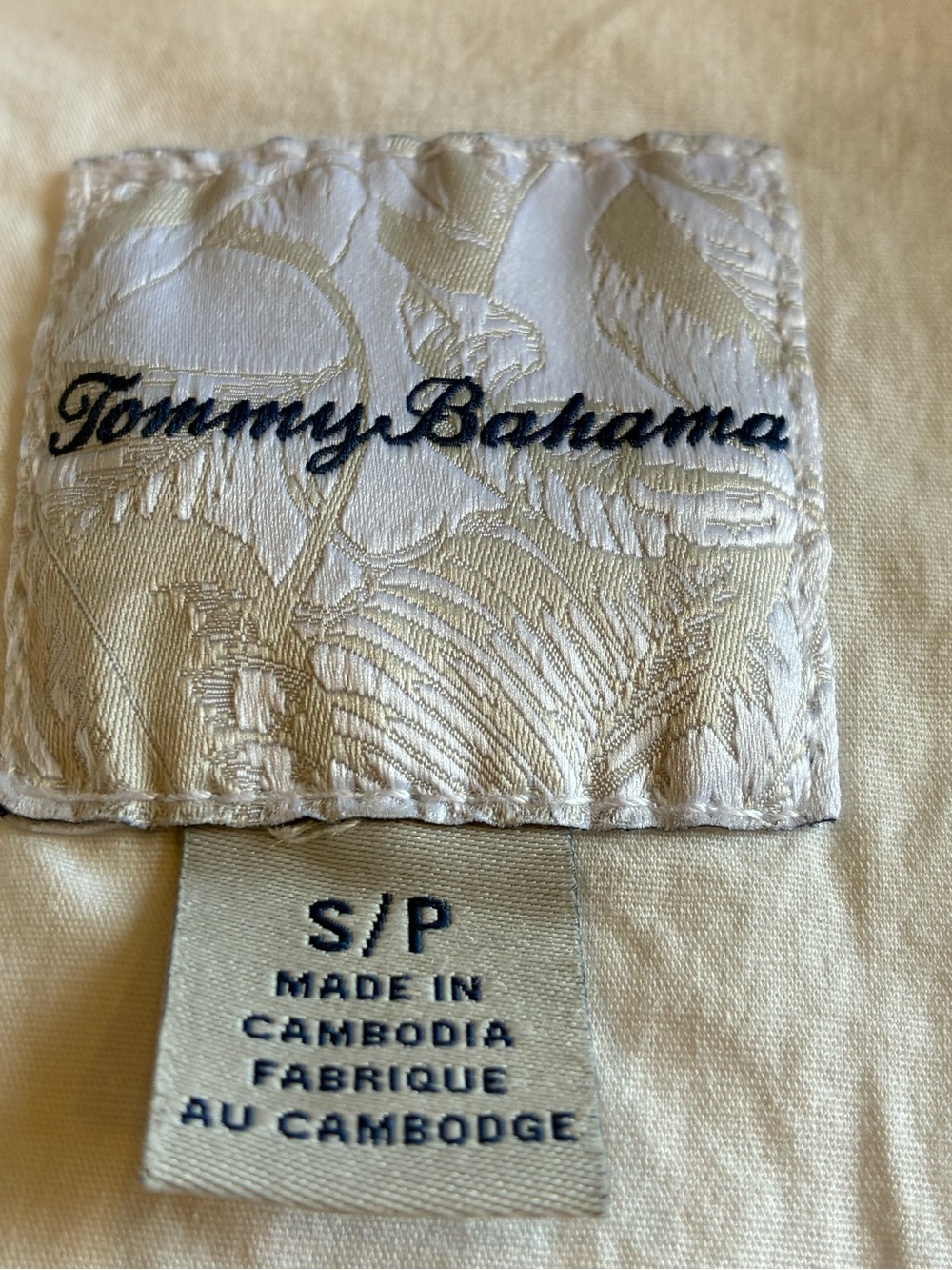 Tommy Bahama White Double-Breasted Jean Jacket - Picture 3 of 4